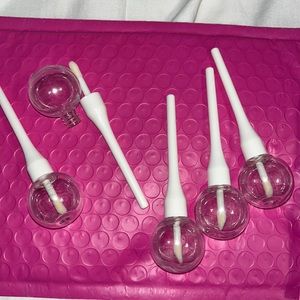 Lollipop lip gloss tubes empty